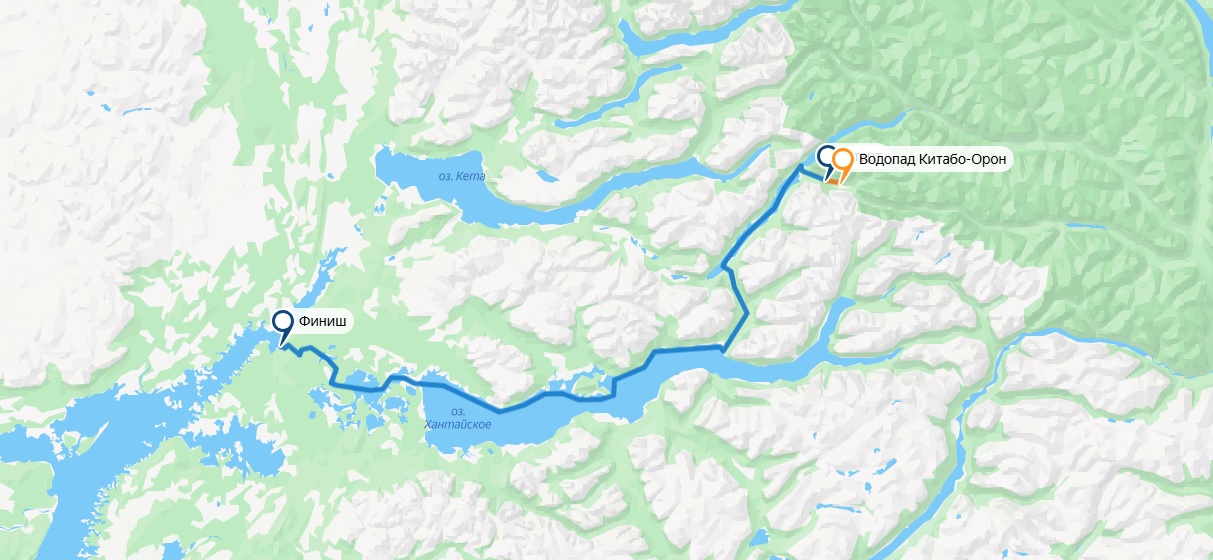 карта маршрута