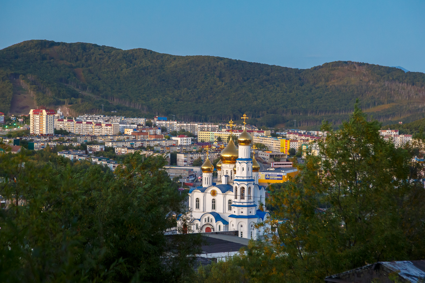 вид на Петропавловск-Камчатский