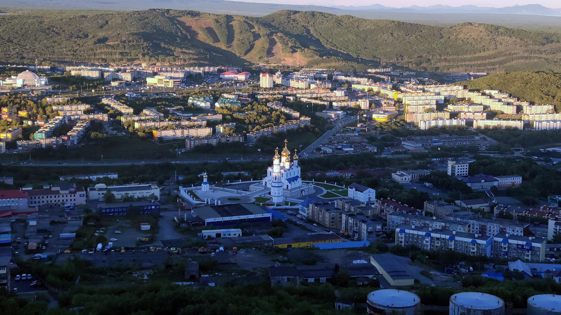вид на Петропавловск-Камчатский