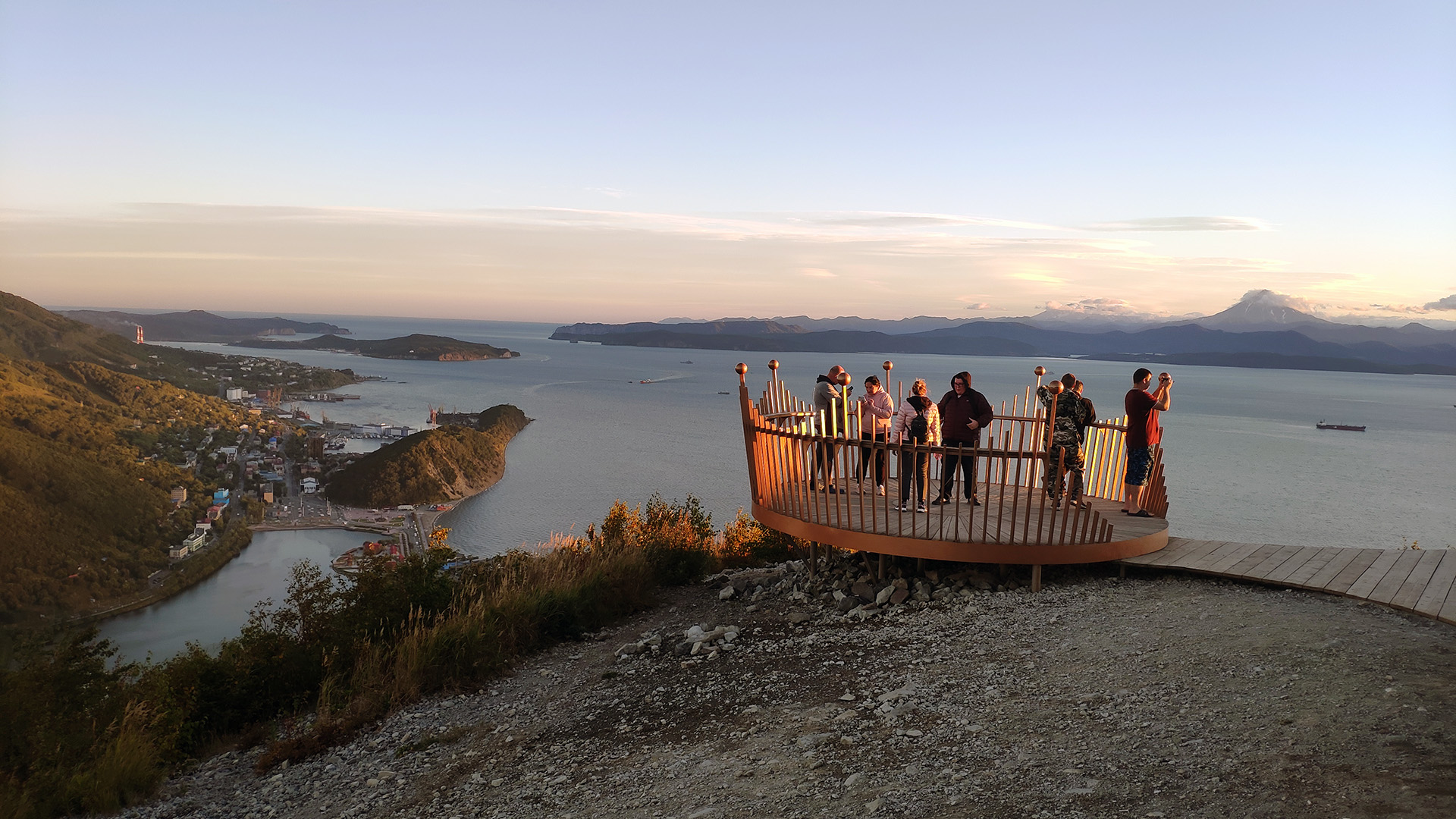 вид на Петропавловск-Камчатский